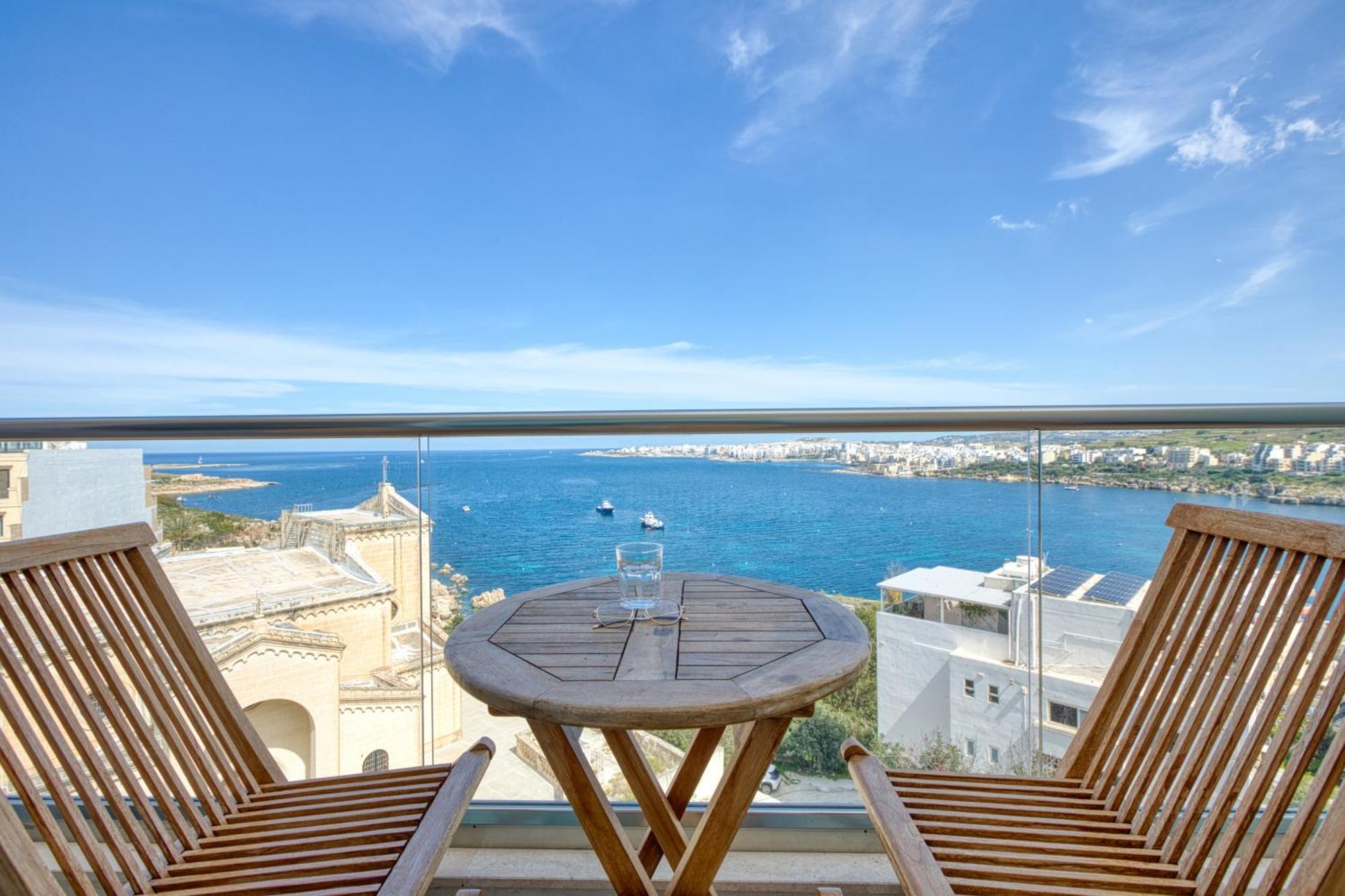 סיינט פול ביי Blu Mar Sea View Apartments מראה חיצוני תמונה